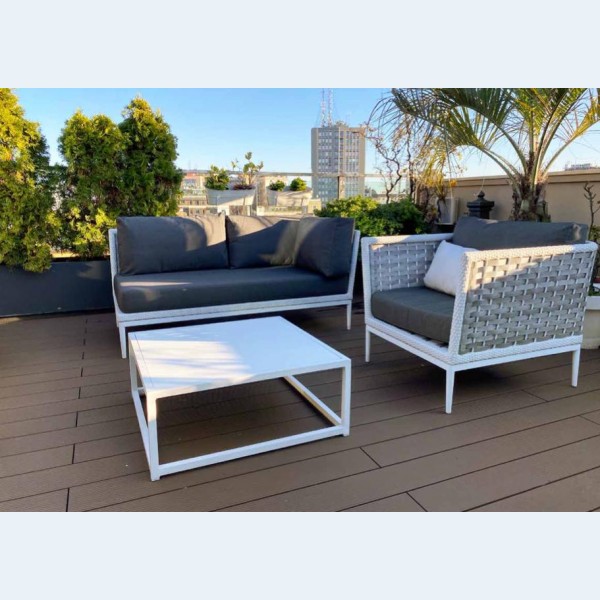 Pavimento Piscina Legno Composito WPC DECKING LIGHT 2,3 x 14,6 x 200 cm