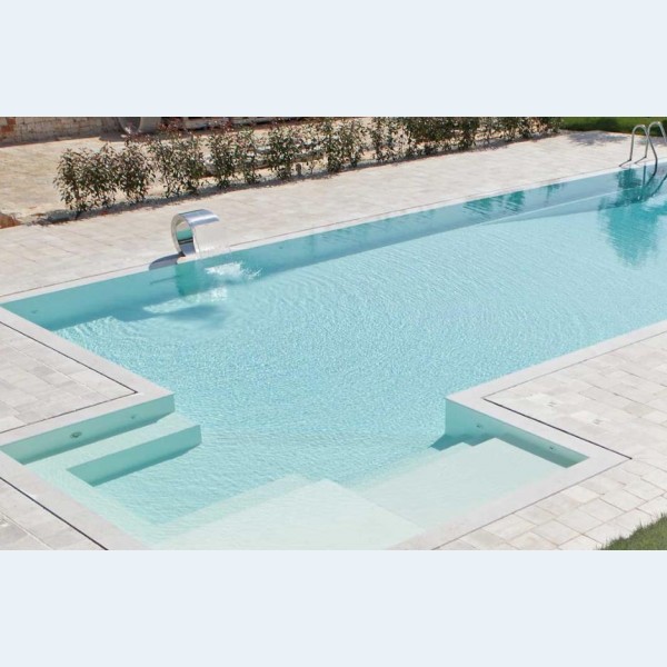BALI la Cascata per piscina in acciaio inox AISI 316