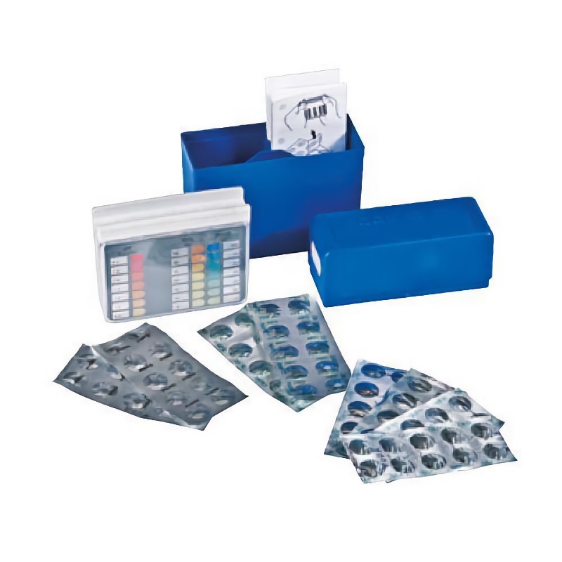 Kit analisi acqua piscina test OSSIGENO, PH, Biguanide a pastiglie PoolTester - by Lovibond