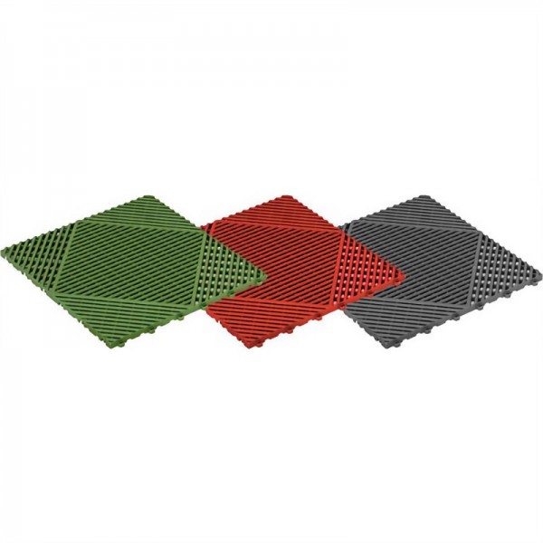 Piastrelle in PVC drenanti ad incastro 40x40 cm