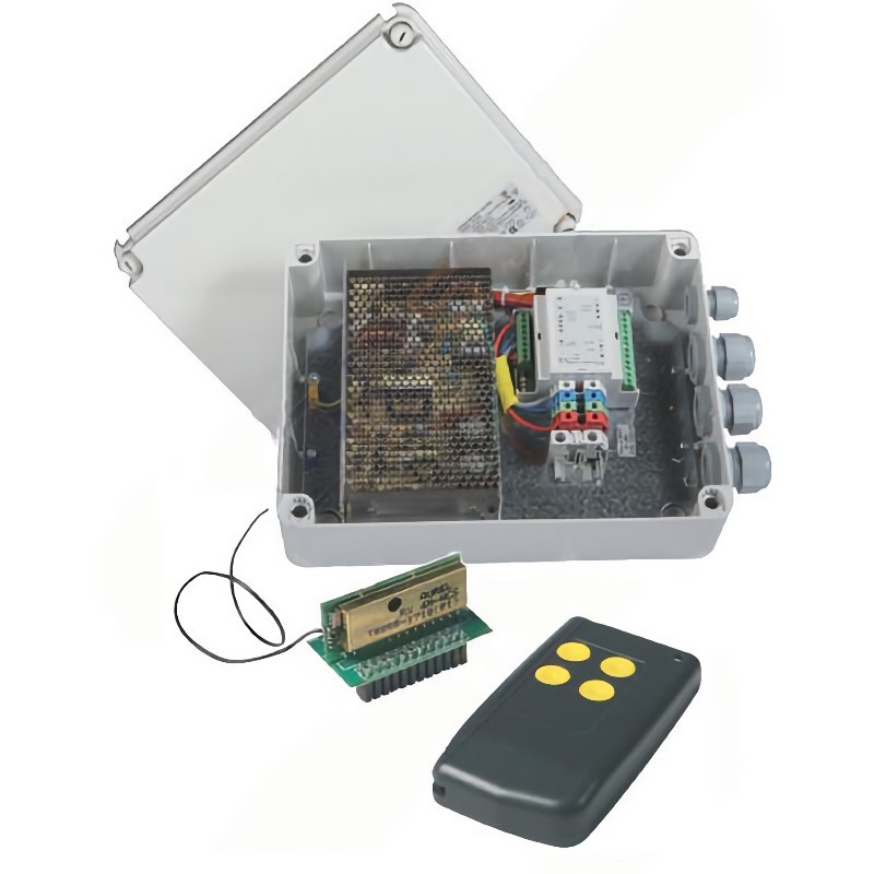 Quadro Elettrico 24V DC Driver Generatore Effetti Luci con Telecomando Quadro Elettrico 24V DC Driver Generatore Effetti Luci con Telecomando