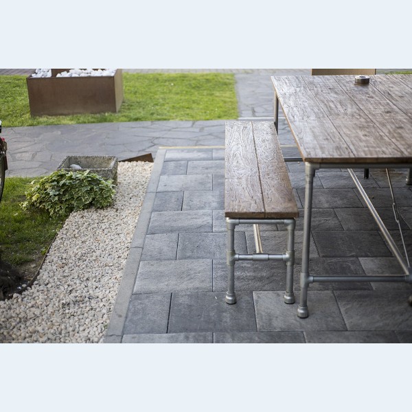 Lastra ARDESIA 40x40 cm per pavimentazione da esterno - Vendita al m²