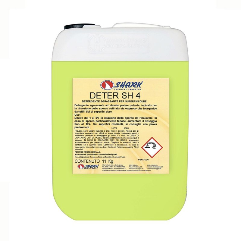 Sgrassatore per Piscina Disincrostante DETER SH4 - Tanica da 11 kg Sgrassatore per Piscina Disincrostante DETER SH4 - Tanica da 11 kg