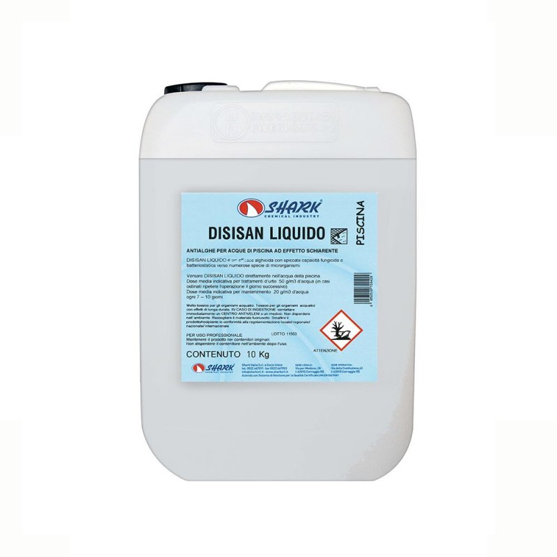 Antialghe per Piscina DISISAN Liquido Concentrato - Non Schiumogeno Antialghe per Piscina DISISAN Liquido Concentrato - Non Schiumogeno
