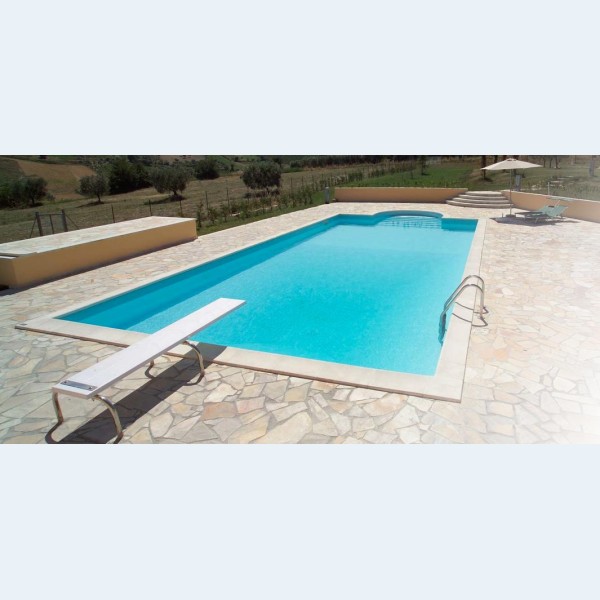 Trampolino per Piscina modello Rana - completo di ancoraggi